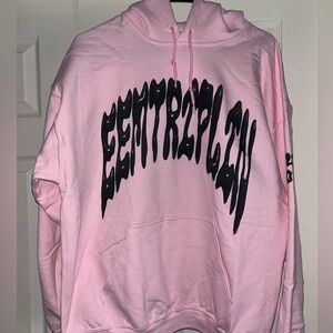Pink EEM Triplin Small Graphic Hoodie